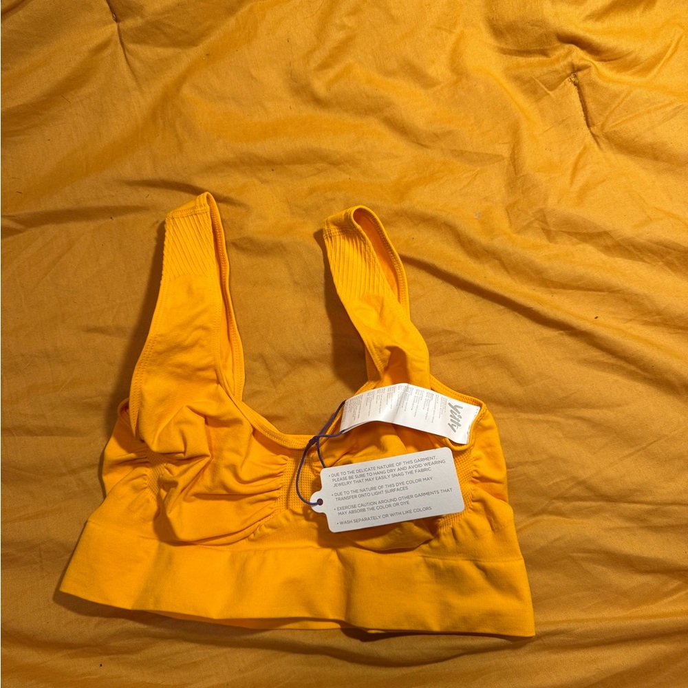 YITTY Vibrant Yellow Sports Bra